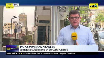 97% de ejecución de obras