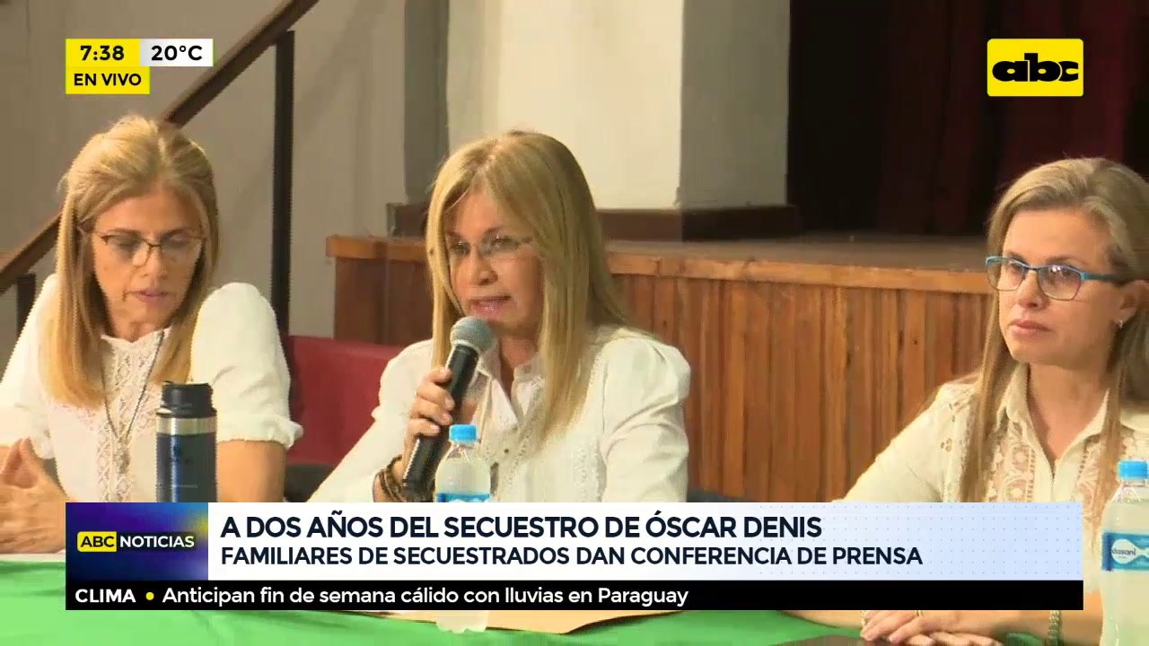 A dos años del secuestro de Óscar Denis