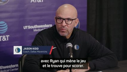 Mavericks – Jason Kidd loue la performance de Cooper Flagg