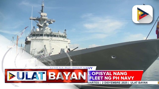 BRP Diego Silang, kinomisyon na sa serbisyo; 6 pang barko ng Philippine Navy, inaasahang darating sa susunod na taon | ulat ni Patrick de Jesus