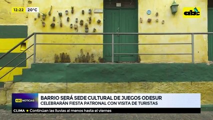 Barrio será sede cultural de Juegos Odesur