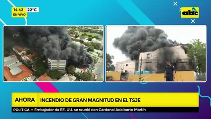 Incendio En El  Tribunal Superior De Justicia Electoral