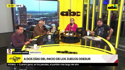 A dos días del inicio de Juegos Odesur