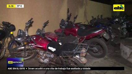 Incautan varias motocicletas en los controles
