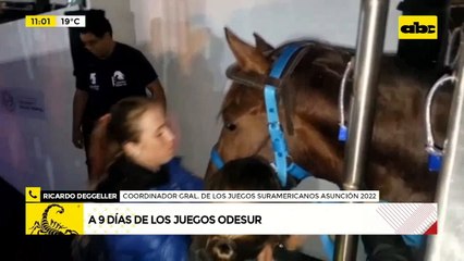 A 9 días de los Juegos Odesur 2022