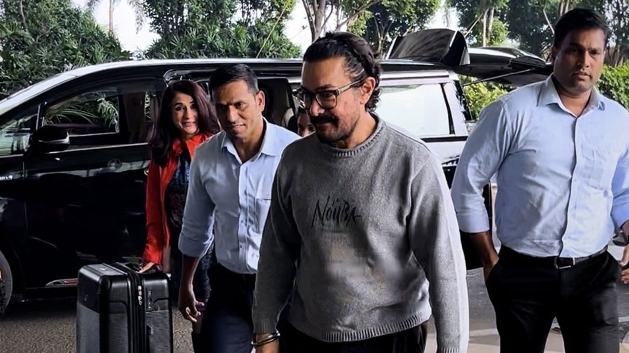 गर्लफ्रेंड गौरी संग स्पॉट हुए Aamir Khan