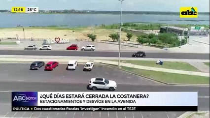 ¿Qué días estará cerrada la costanera?
