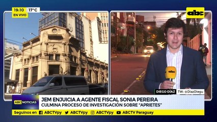 Jem enjuicia a agente fiscal Sonia Pereira