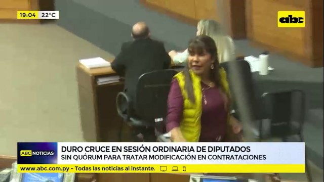 Duro cruce en sesión ordinaria de diputados