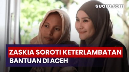 Zaskia Adya Mecca Kunjungi Lokasi Bencana Aceh, Ungkap Korban 5 Hari Tanpa Bantuan