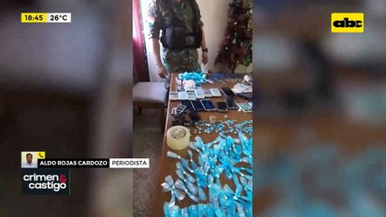 Incautan drogas, cuchillos, balanzas y celulares en pabellón del PCC