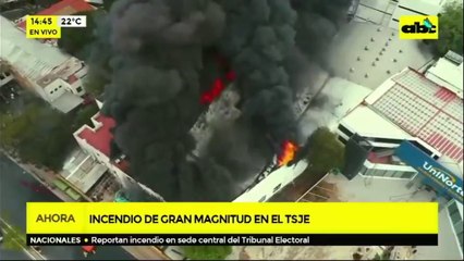 Imágenes De Dron En Incendio Del Tsje