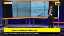Denis Lichi presentó renuncia