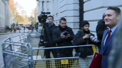 Ministers arrive for Cabinet ahead of major justice reforms