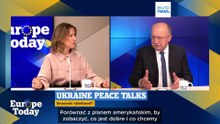 Europe Today:  Andrius Kubilius, komisarz UE ds. obrony, reaguje na ukraiński plan pokojowy