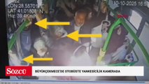 Büyükçekmece'de otobüste yankesicilik kamerada