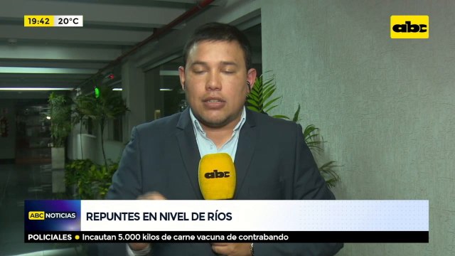 Repunte en nivel de ríos Paraguay y Paraná