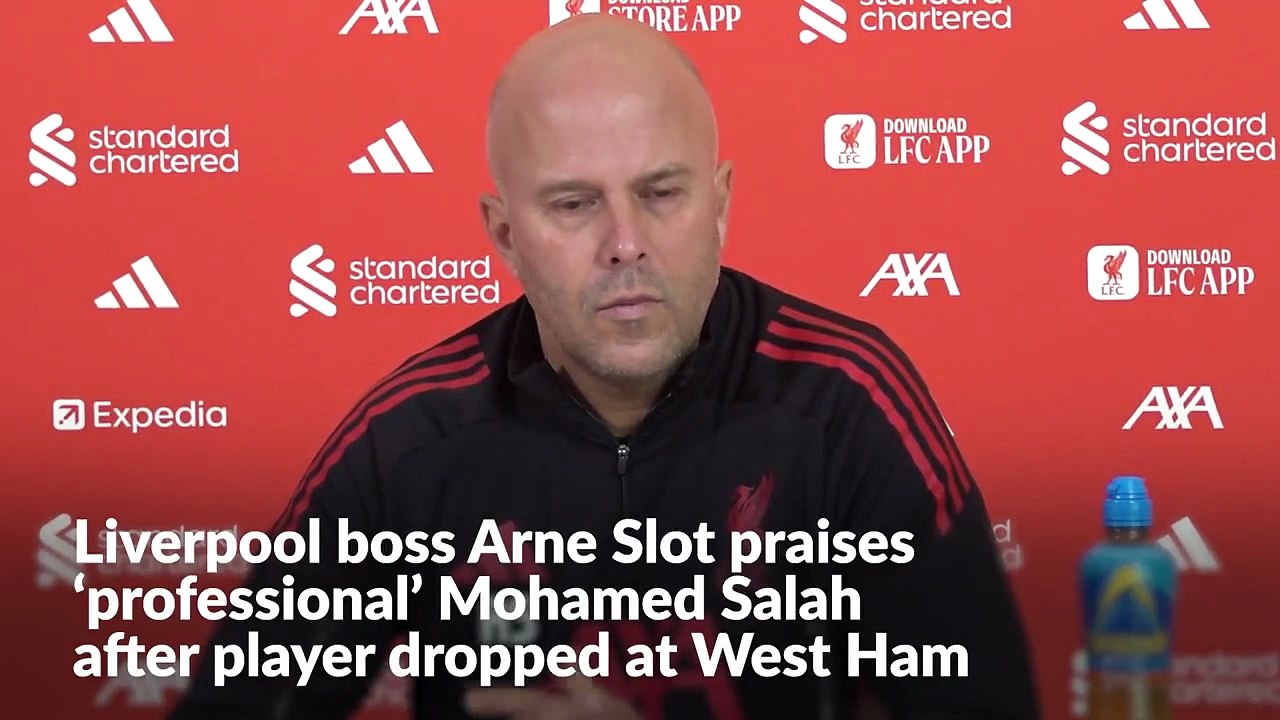 Liverpool boss Arne Slot praises ‘professional’ Mohamed Salah