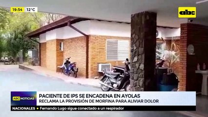 Paciente de IPS se encadena en Ayolas
