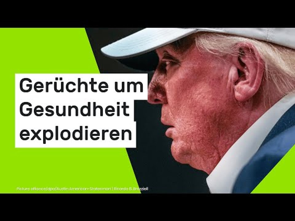 Donald Trump: Gerüchte um Gesundheit explodieren - Top-Mediziner zweifelt an Trumps Arzt