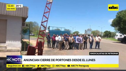 Anuncia cierre de portones