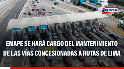 Aron Espinoza anuncia que EMAPE se hará cargo del mantenimiento de las vías concesionadas a Rutas de Lima: "La MML cuenta con los medios"