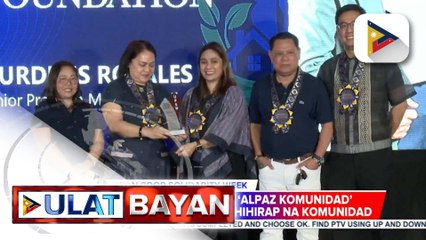 ‘Alpaz Komunidad’, inilunsad ng Presidential Commission for the Urban Poor para tulungan ang mahihirap na komunidad