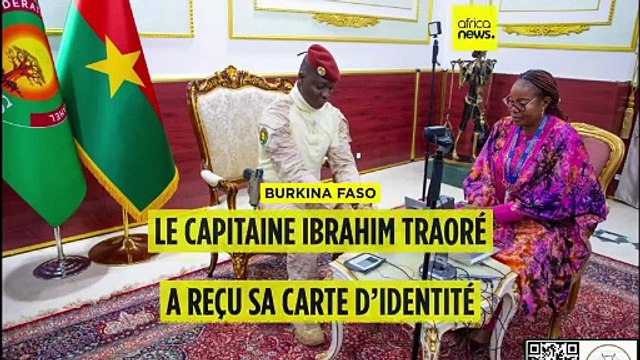 Burkina Faso : le Capitaine Ibrahim Traoré a reçu sa Carte d’identité biométrique de l’AES