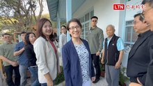 開始輔選了？ 蕭美琴到苗栗喝下午茶同框陳品安 喊「一起加油」