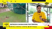 Destrozos e inundaciones tras temporal