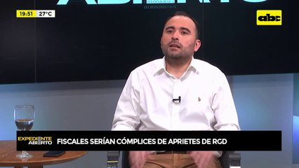 Fiscales serían cómplices de aprietes de RGD