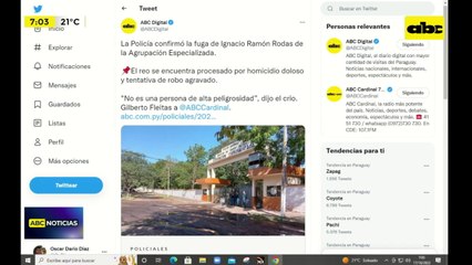 Fuga de un preso de la Agrupación Especializada