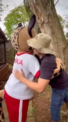 Tiríka visitó hoy el Centro de Investigación de Animales Silvestres