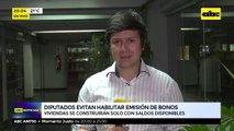 Diputados evitan habilitar emisión de bonos