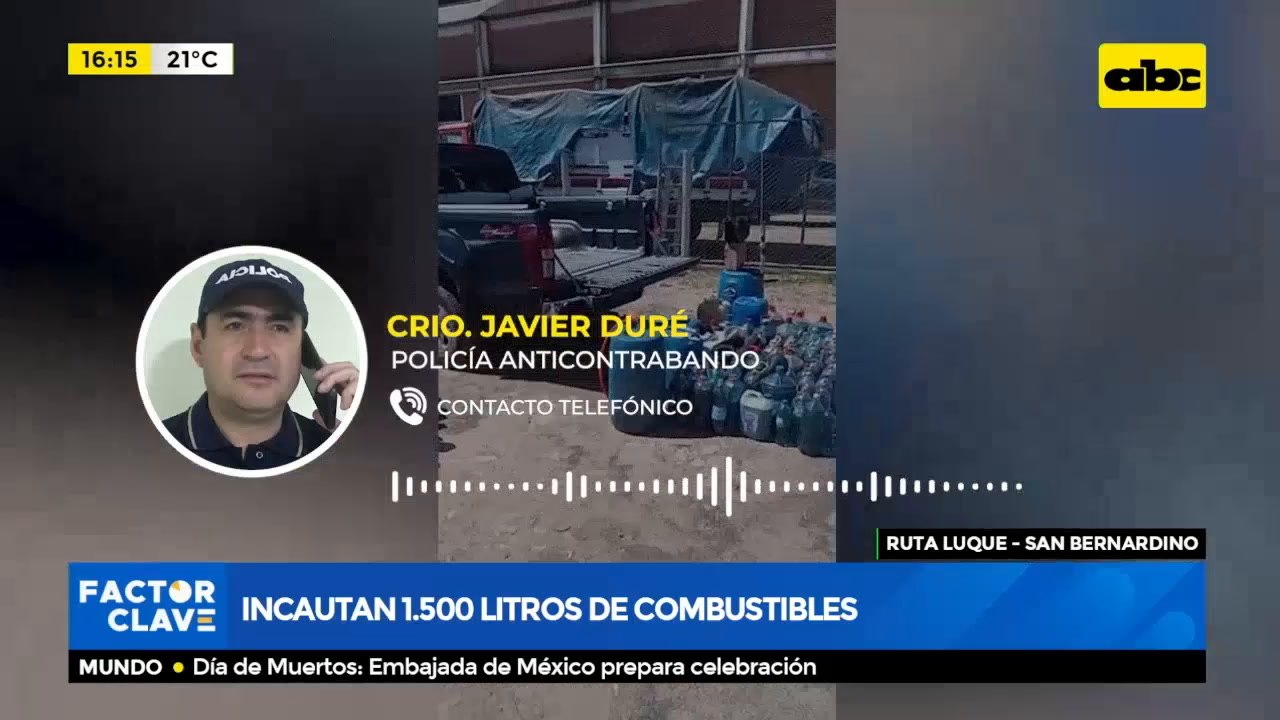 Incautan 1.500 Litros De Combustibles