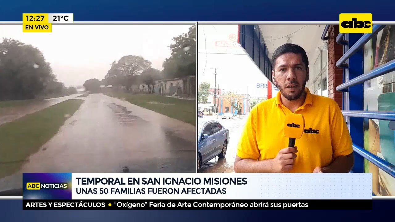 Temporal en San Ignacio Misiones
