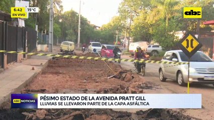 Calles en pésimo estado