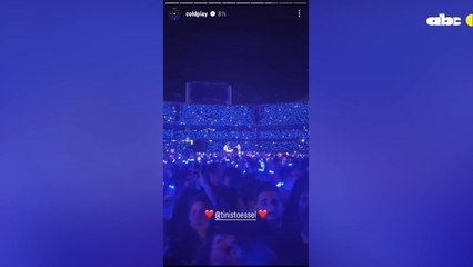 Coldplay y Tini en el monumental de Buenos Aires