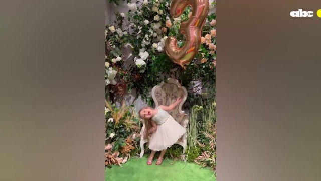 Dakota Báez Conde cumplió tres añitos