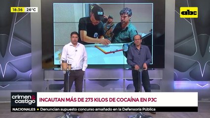 Incautan más de 273 kilos de cocaína en PJC