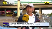 Casi nulo movimiento en las calles