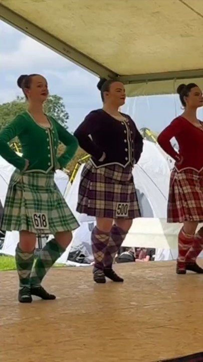 We loved watching the Highland dancing at the Stirling Highland Games 2025