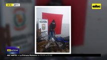Presunto motoasaltante capturado con machetillo