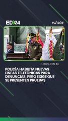 Policía habilita nuevas líneas telefónicas para denuncias, pero exige que se presenten pruebas