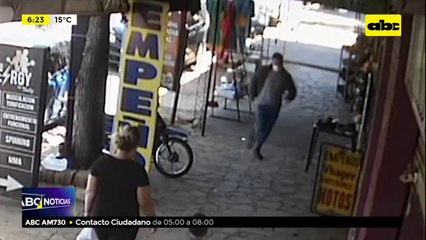 Circuito cerrado delató a presunto asaltante