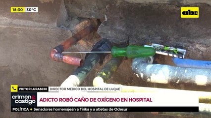 Un presunto adicto casi mata a recién nacidos al robar un caño del sistema de oxígeno de hospital