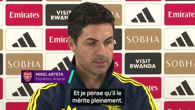 Arsenal - Mikel Arteta encense Declan Rice et son rôle de “phare”