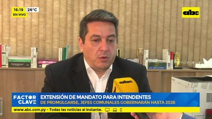 Extención de mandato para intendentes