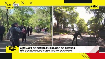Evacuan el Palacio de Justicia por amenaza de bomba