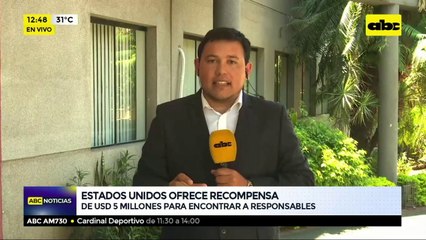 Estados Unidos ofrece una recompensa de Usd 5 millones
